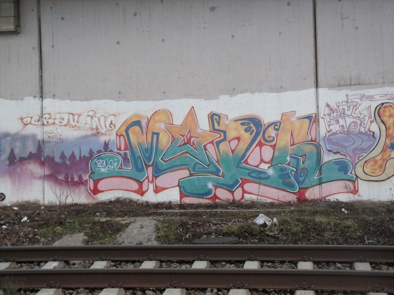 Graffiti Wall in Trier - Photo by Grafilzer - dcb (1997)