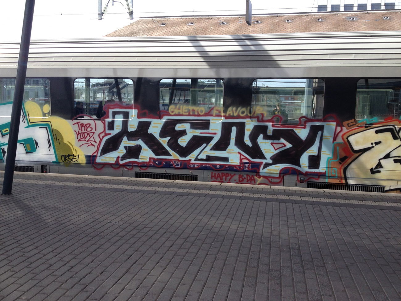 Graffiti Train in Luxembourg - Photo by Grafilzer - keny