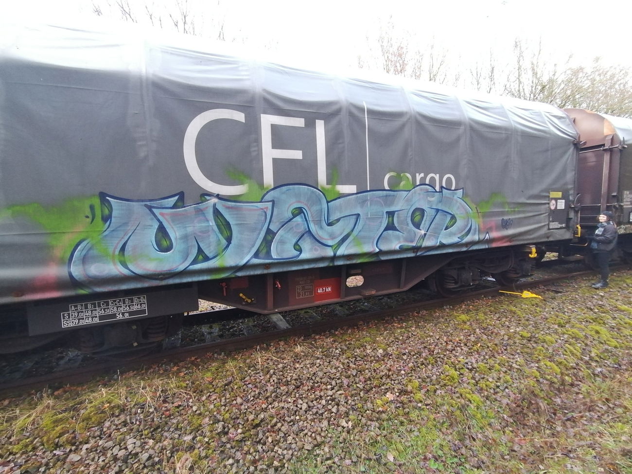 Graffiti Train in Luxembourg - Photo by Grafilzer - freight, cargo, fr8