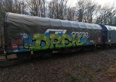 Graffiti Train in Luxembourg - Photo by Grafilzer - freight, cargo, fr8