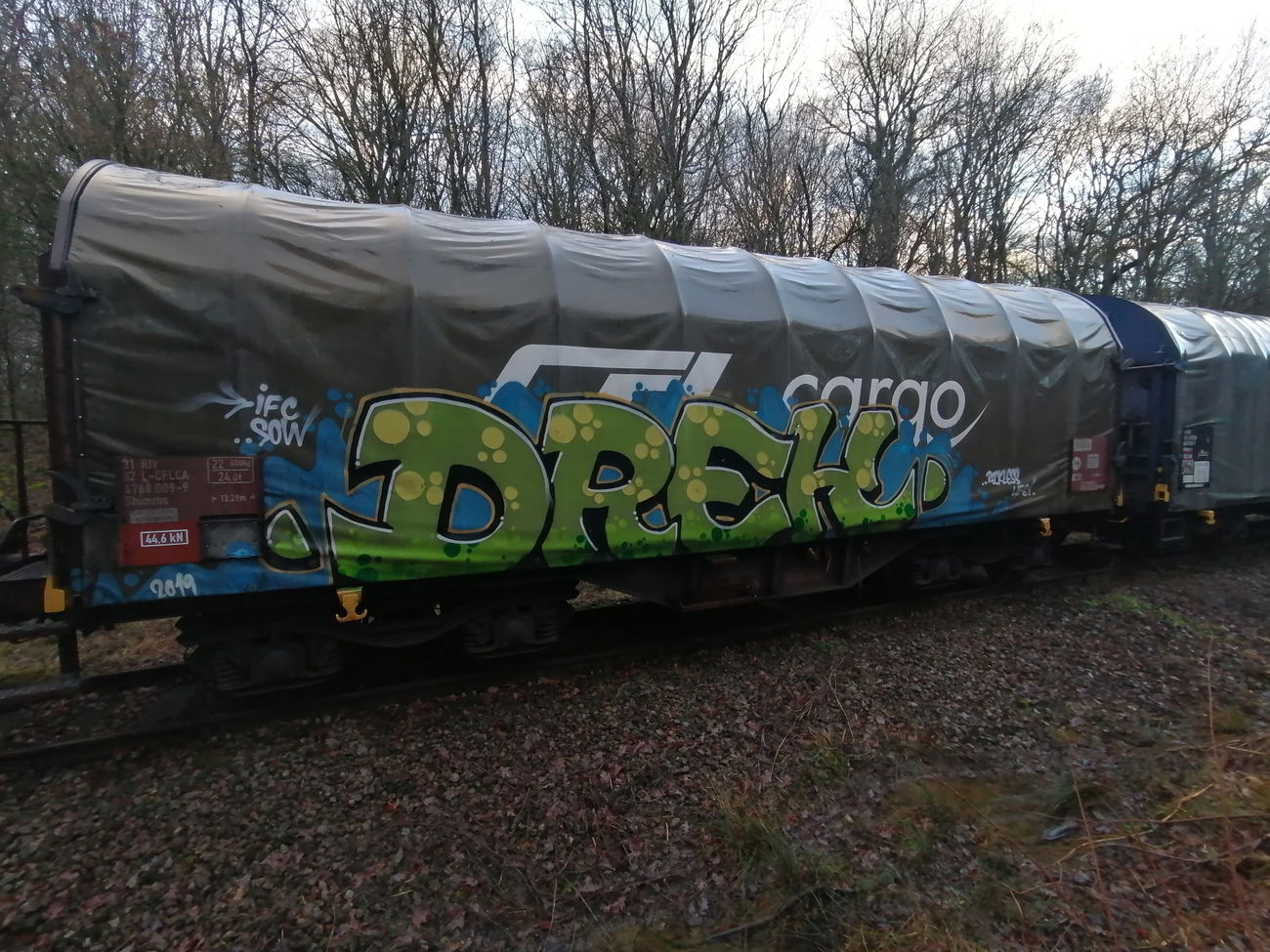 Graffiti Train in Luxembourg - Photo by Grafilzer - freight, cargo, fr8
