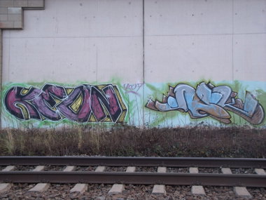Graffiti Wall in Trier - Photo by Grafilzer - keon (2007)