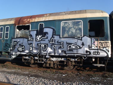 Graffiti Train in Trier - Photo by Grafilzer (2010)