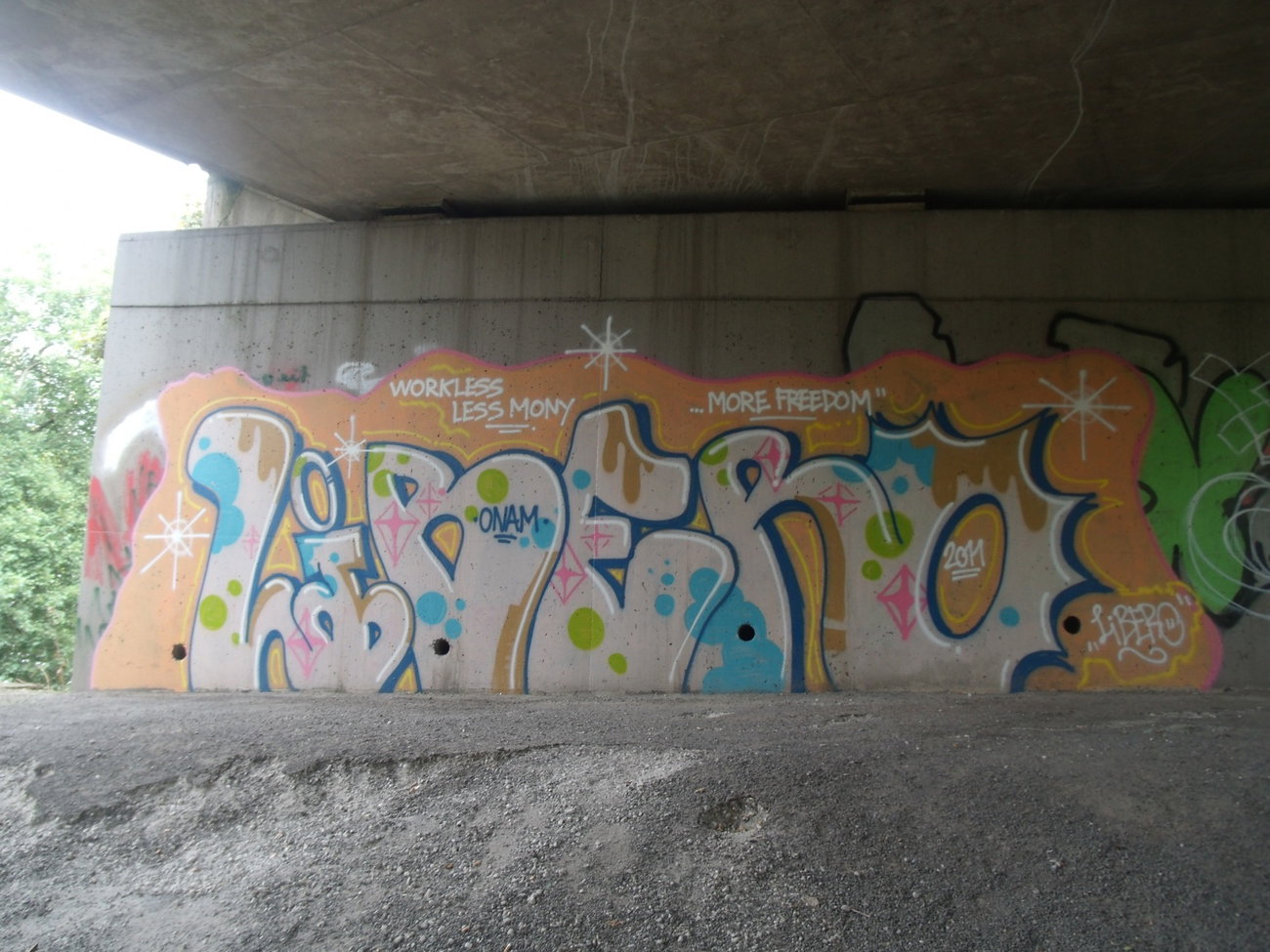 Graffiti Wall in Luxembourg - Photo by Grafilzer - libero, bft