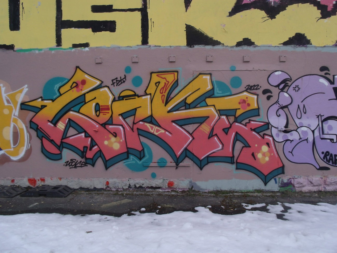 Graffiti Wall in Luxembourg - Photo by Grafilzer - locke, fdh