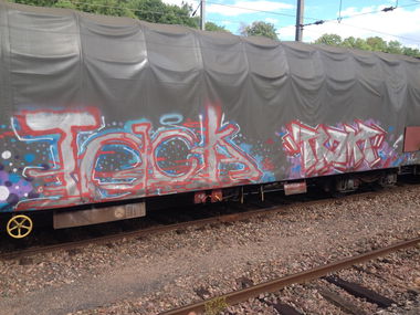 Graffiti Train - Photo by Grafilzer