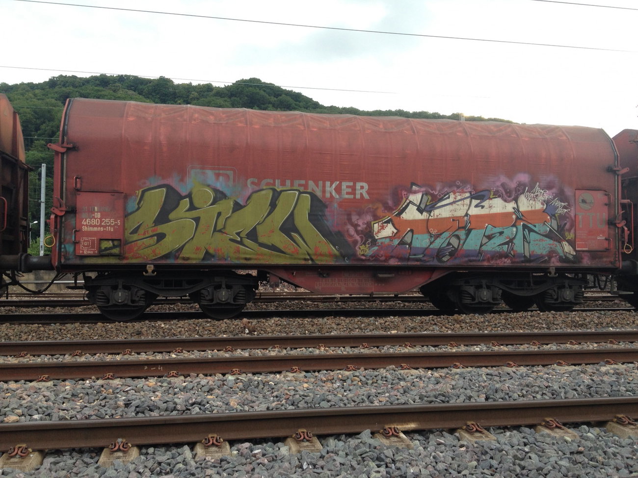 Graffiti Train - Photo by Grafilzer - siew, herz