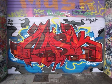 Graffiti Wall in Luxembourg - Photo by Grafilzer - nask