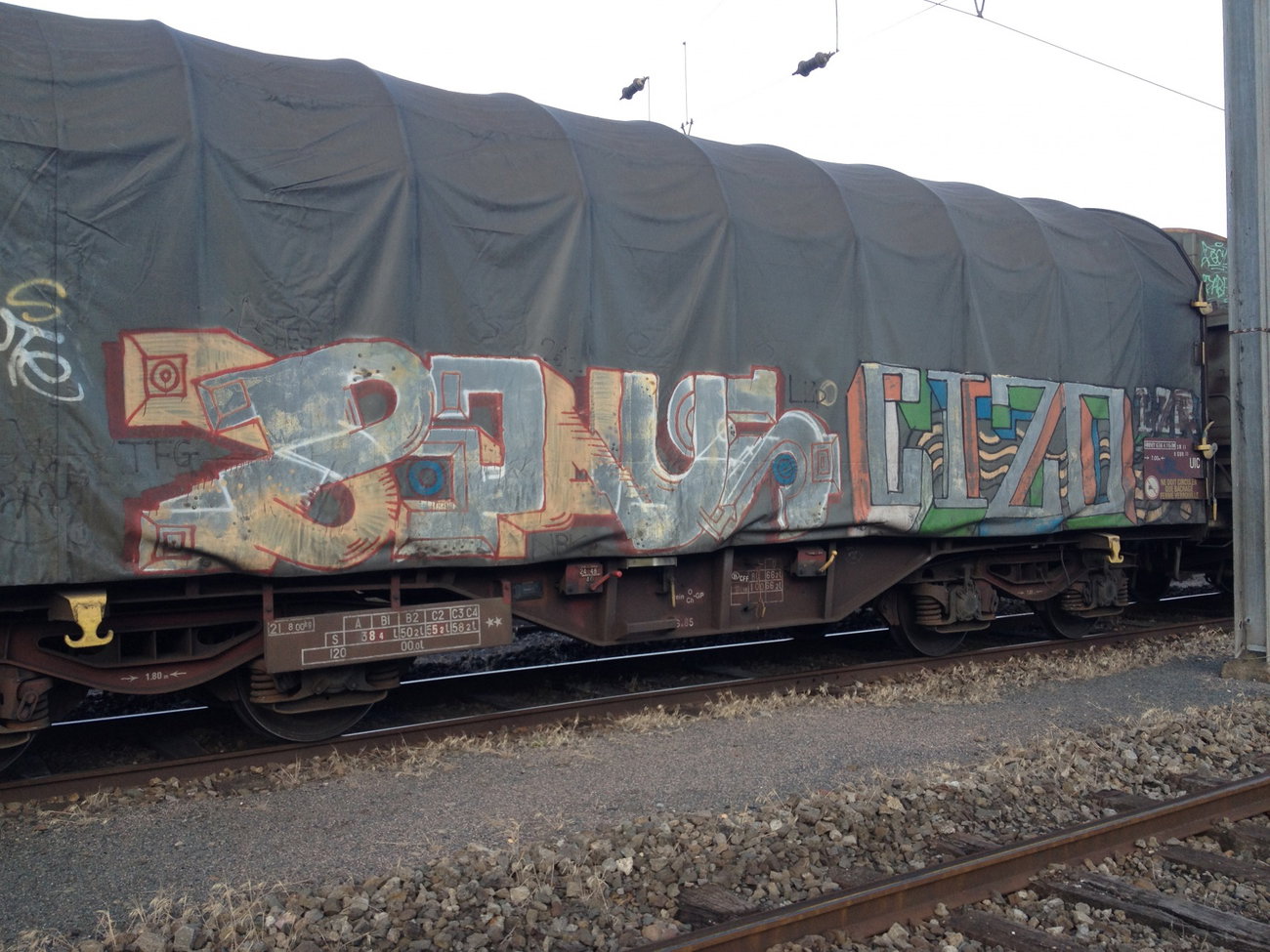 Graffiti Train - Photo by Grafilzer - bakus, cizo