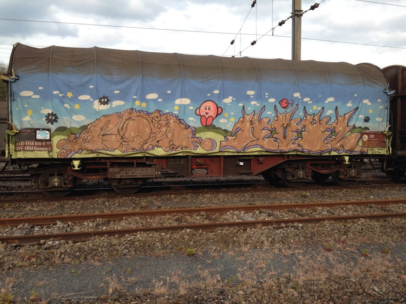 Graffiti Train - Photo by Grafilzer - agil, houl (2014)