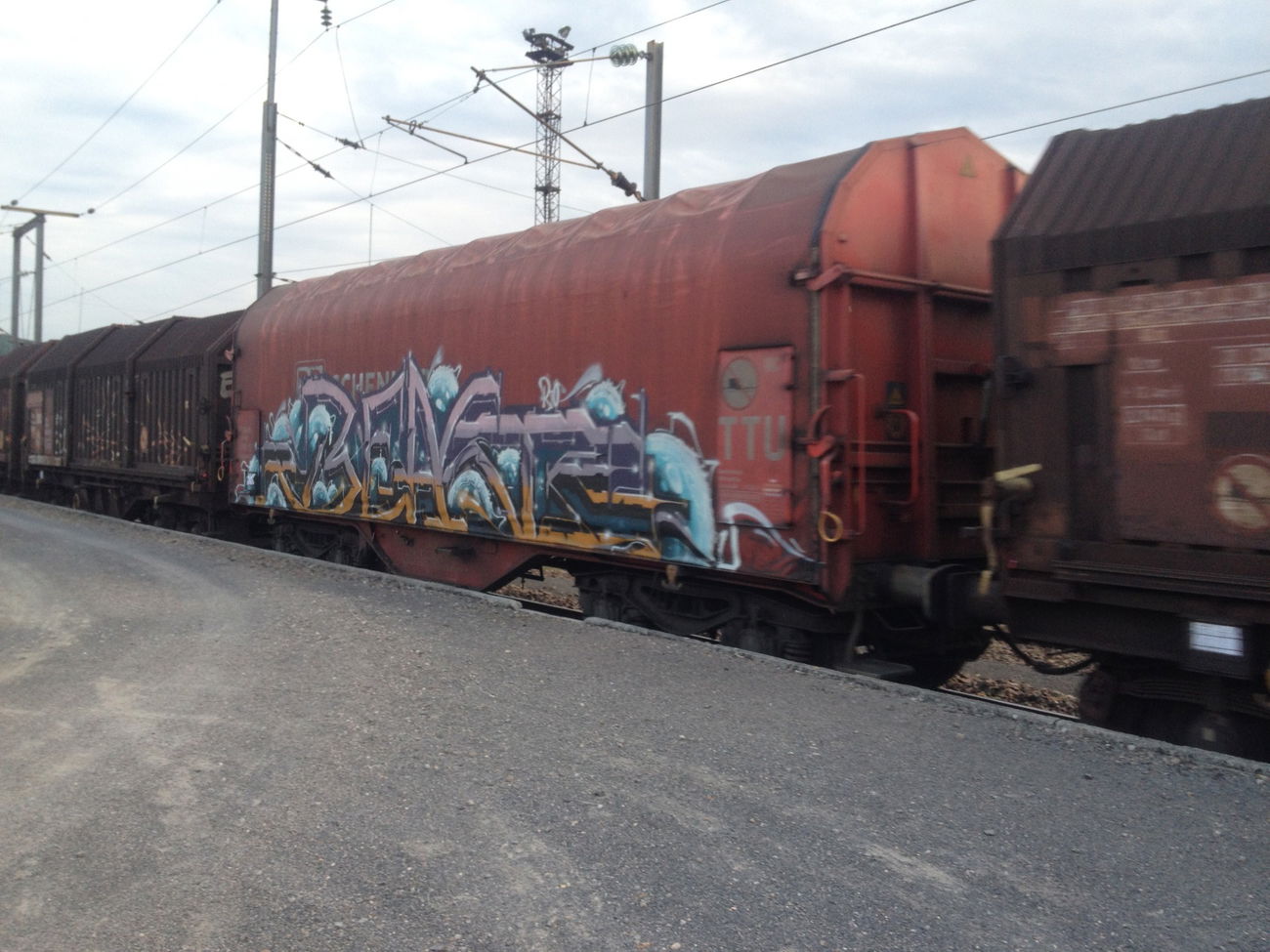 Graffiti Train - Photo by Grafilzer - beast, stero