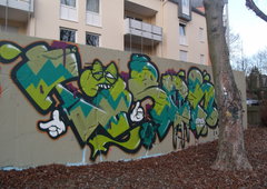 Graffiti Wall in Trier - Photo by Grafilzer - taser
