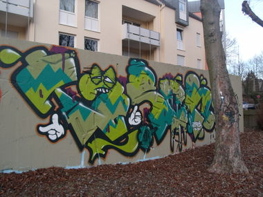 Graffiti Wall in Trier - Photo by Grafilzer - taser