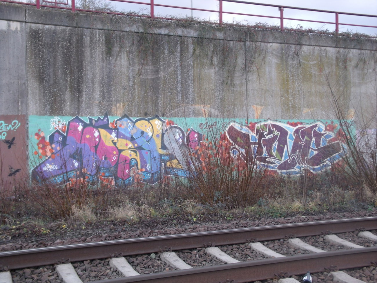 Graffiti Wall in Trier - Photo by Grafilzer - mosh, hink