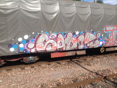 Graffiti Train - Photo by Grafilzer - sabot