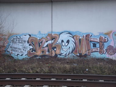 Graffiti Wall in Trier - Photo by Grafilzer - kroma, dcb, dbs