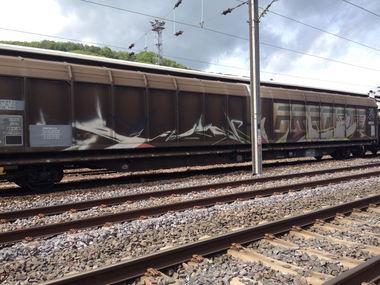 Graffiti Train - Photo by Grafilzer - wipeout