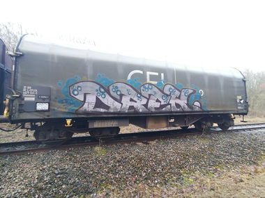 Graffiti Train in Luxembourg - Photo by Grafilzer - freight, cargo, fr8