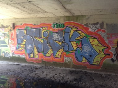 Graffiti Wall in Luxembourg - Photo by Grafilzer - stick, fdh