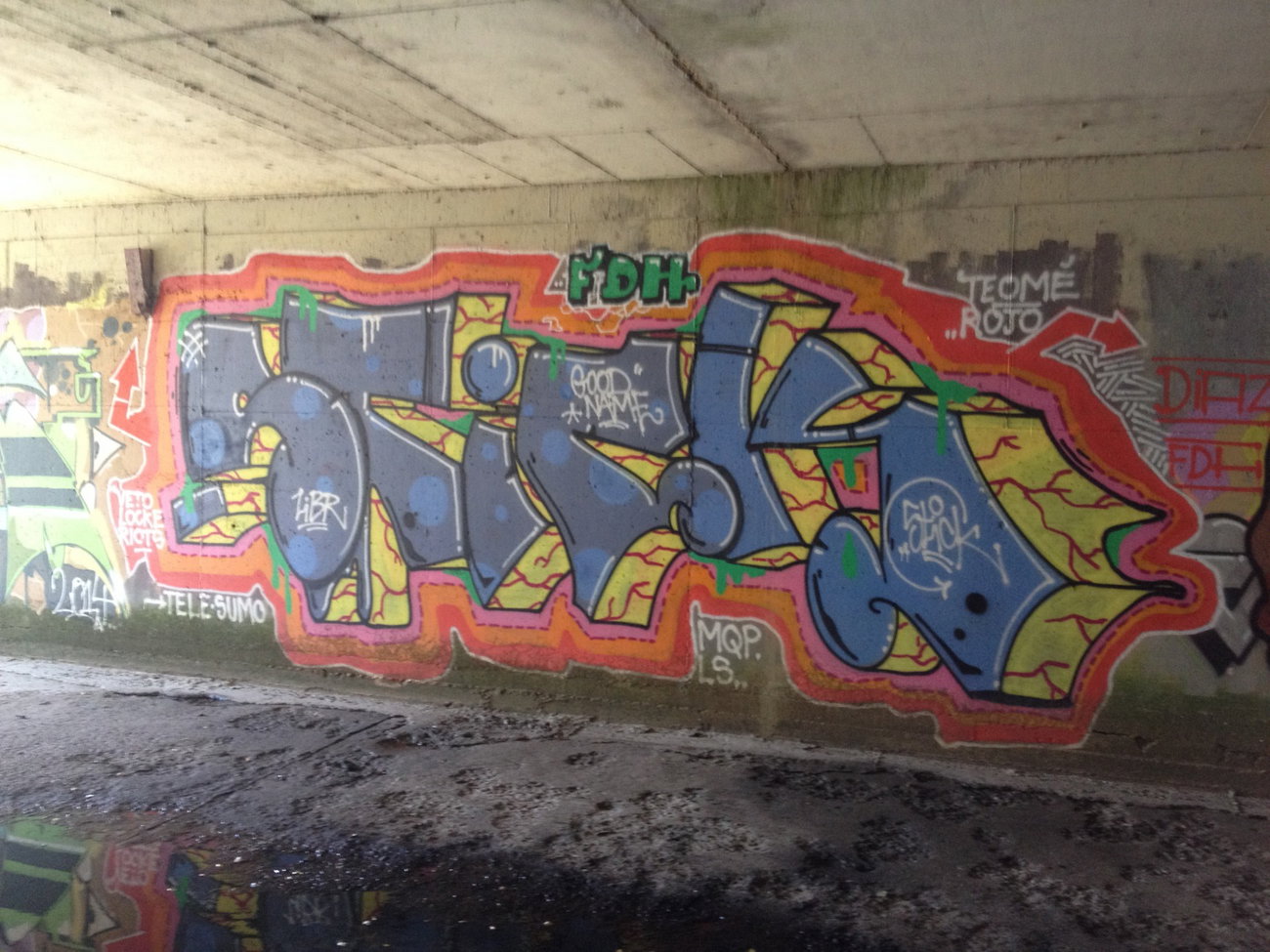 Graffiti Wall in Luxembourg - Photo by Grafilzer - stick, fdh