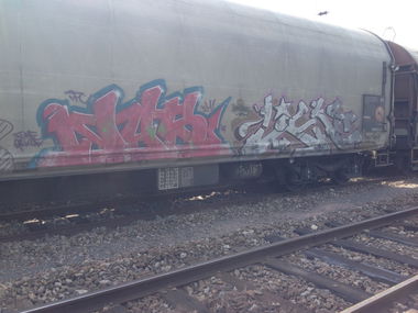 Graffiti Train - Photo by Grafilzer - Nas, ifc