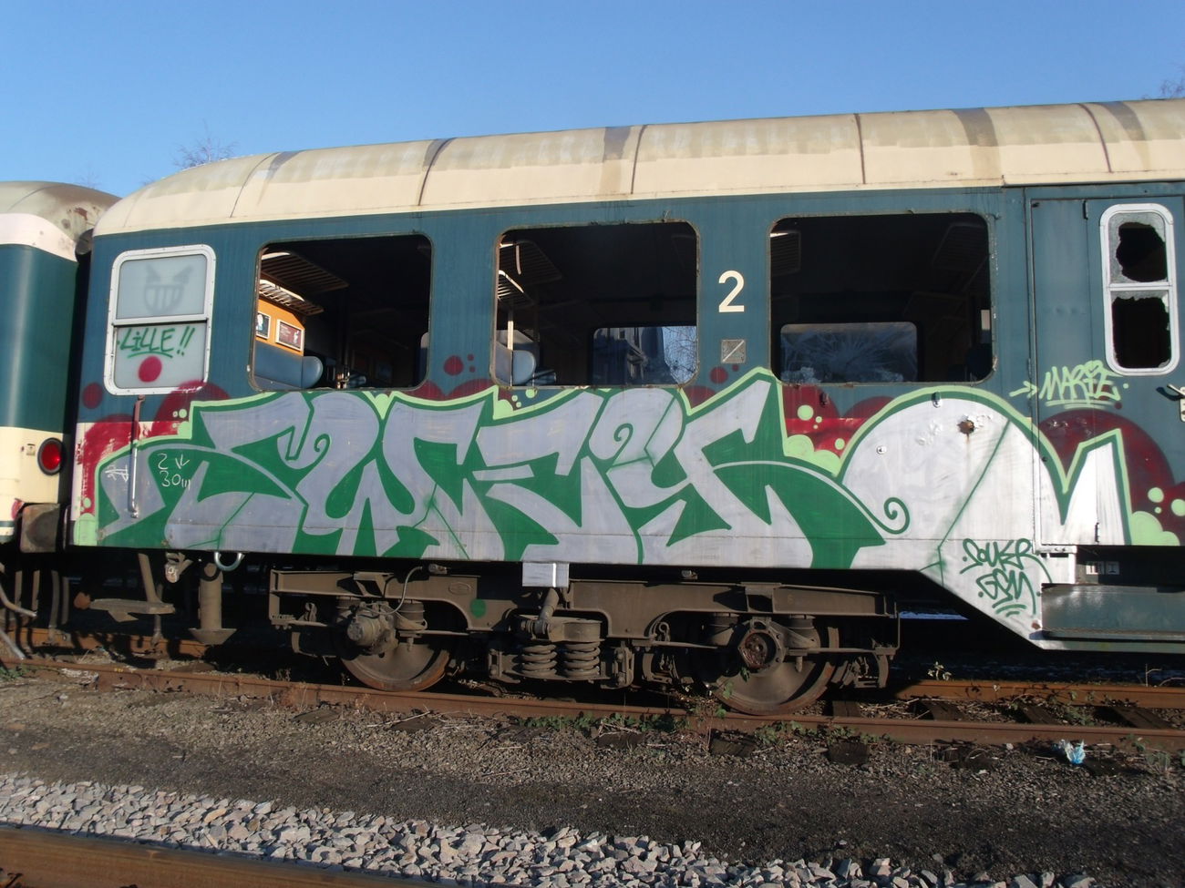 Graffiti Train in Trier - Photo by Grafilzer
