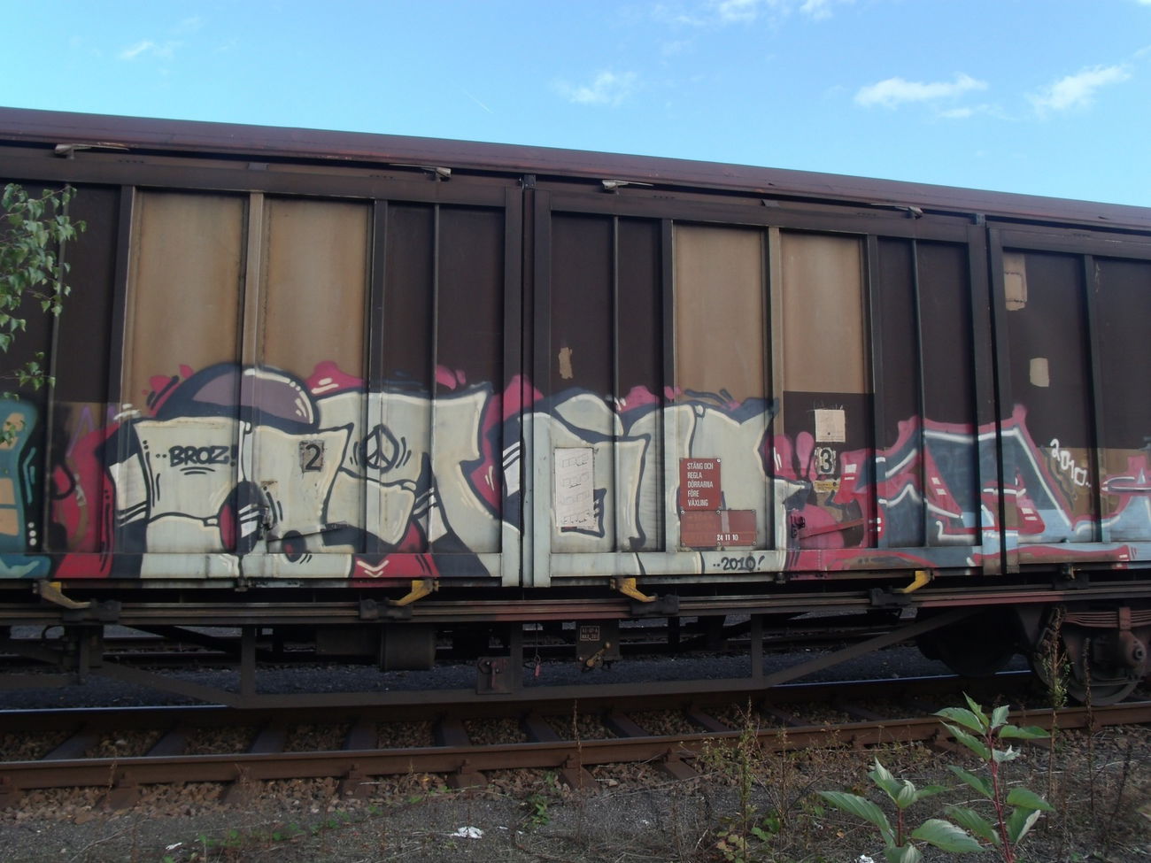 Graffiti Train in Trier - Photo by Grafilzer