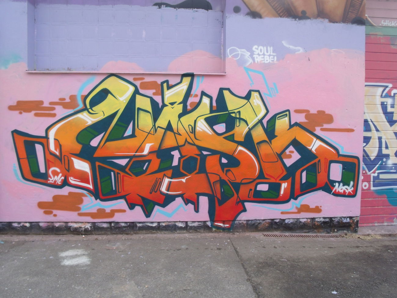 Graffiti Wall in Luxembourg - Photo by Grafilzer - nask