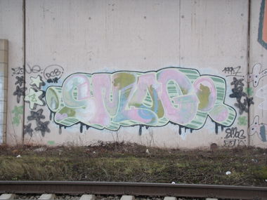 Graffiti Wall in Trier - Photo by Grafilzer - smog, dcb (1997)