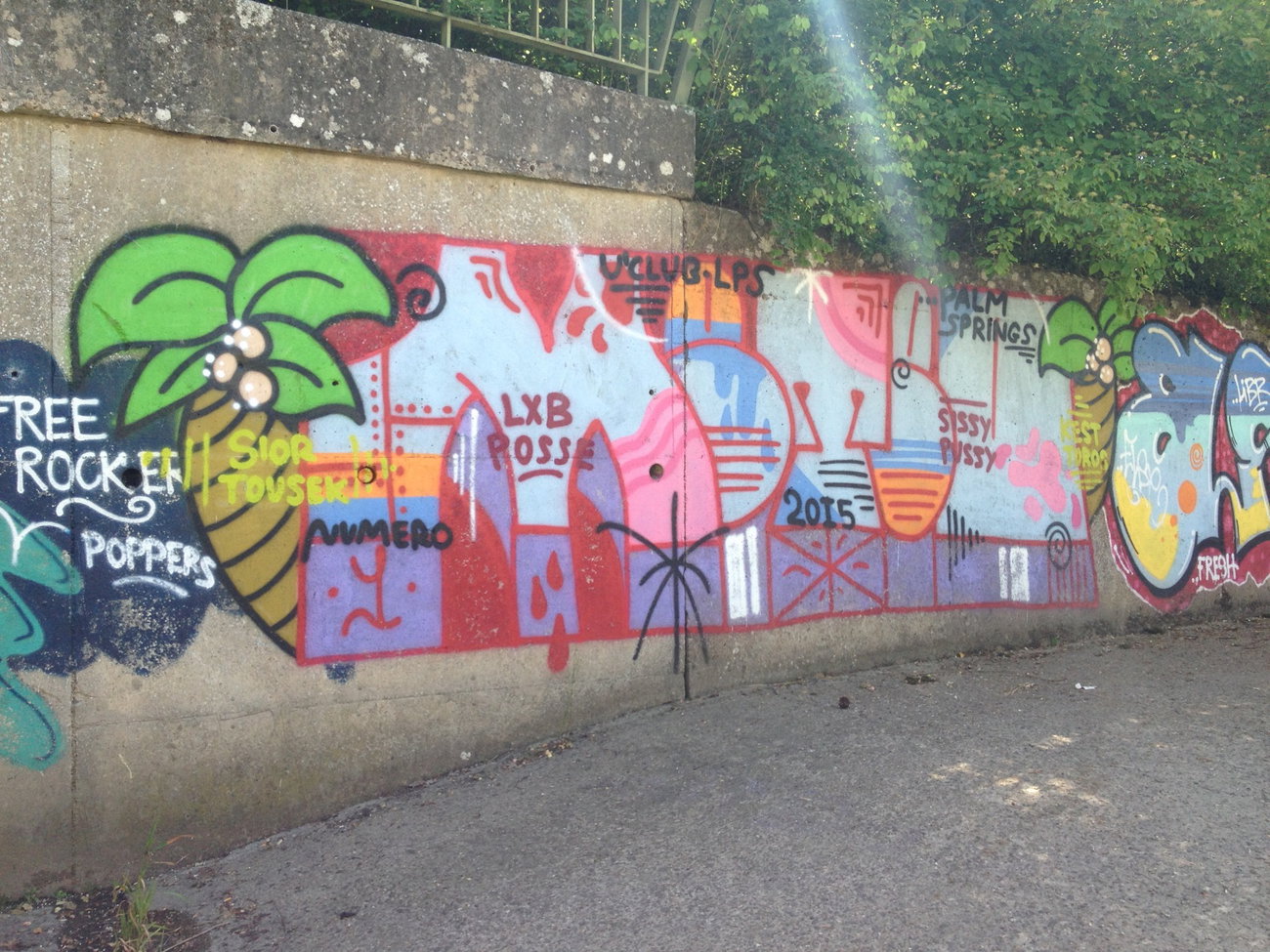 Graffiti Wall in Luxembourg - Photo by Grafilzer - meteo, uclub, lps