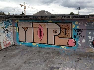 Graffiti in Luxembourg - Photo by Grafilzer - mope