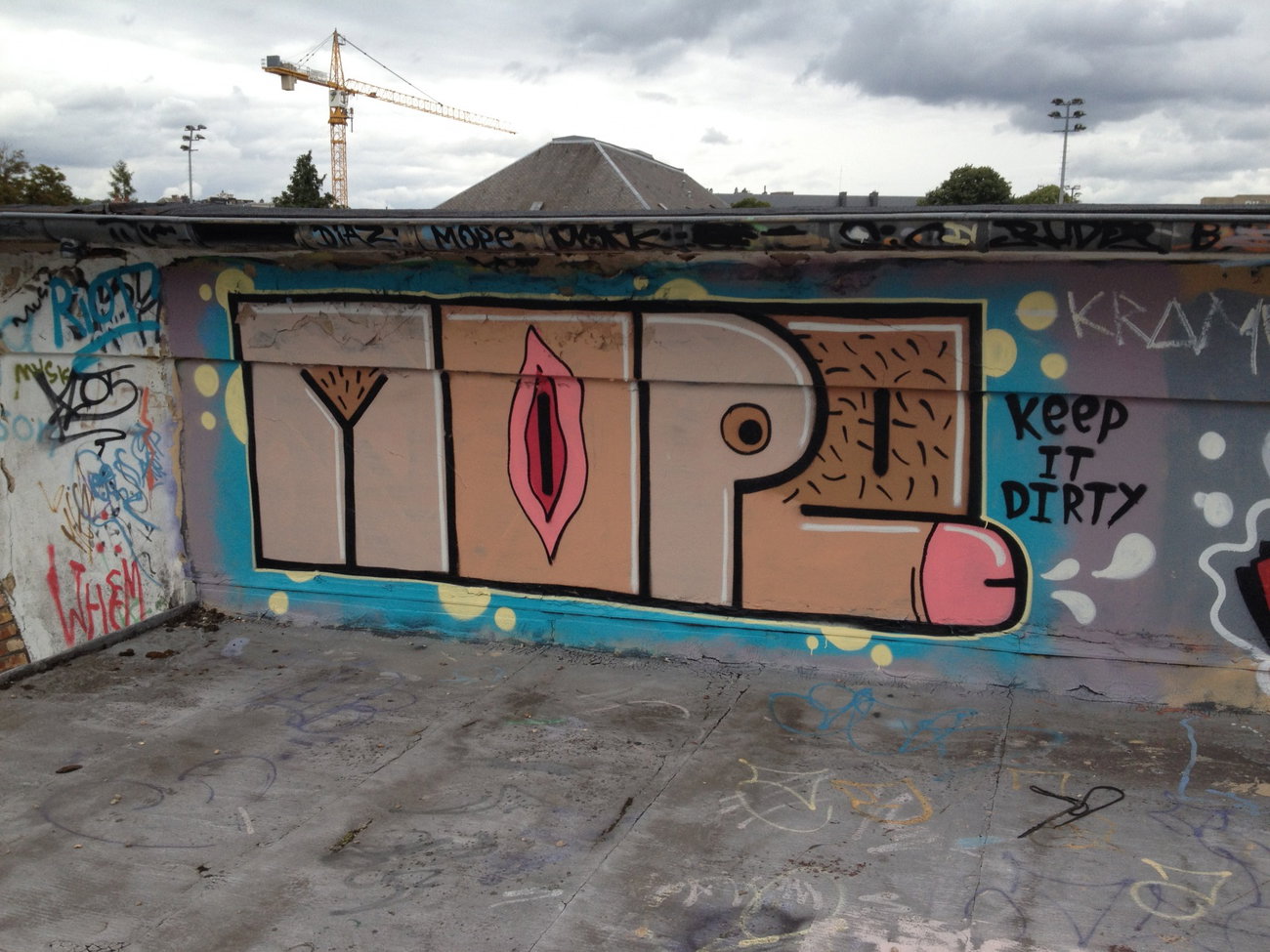 Graffiti in Luxembourg - Photo by Grafilzer - mope