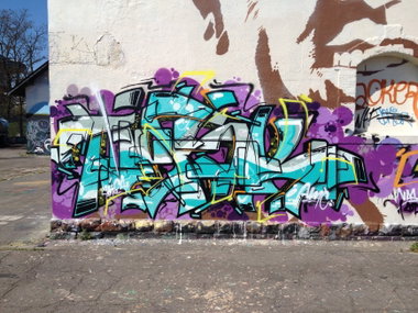Graffiti Wall in Luxembourg - Photo by Grafilzer - nask
