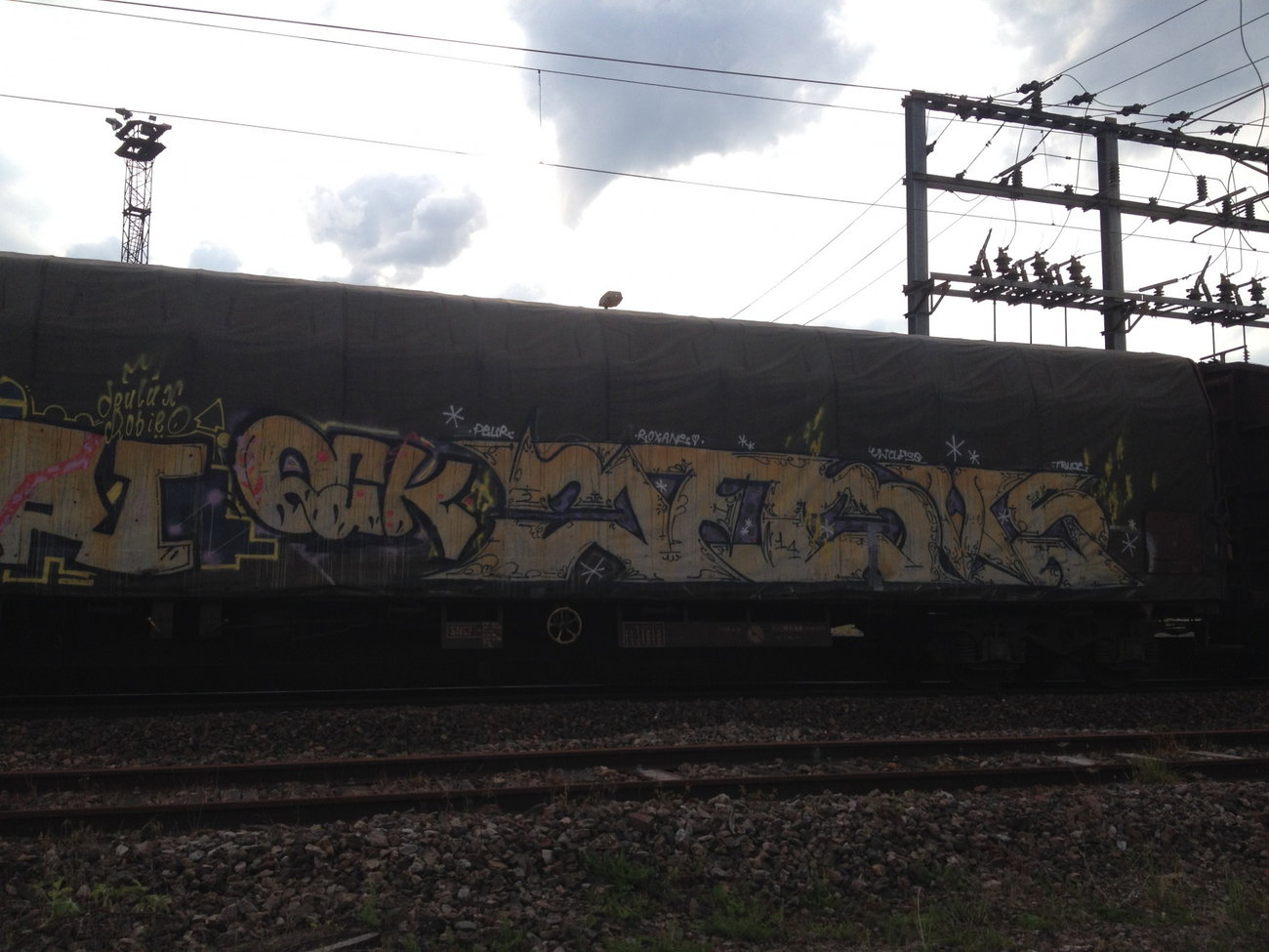 Graffiti Train - Photo by Grafilzer - rebus, qck