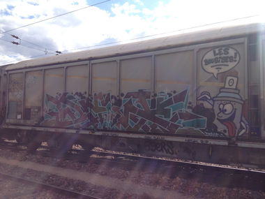 Graffiti Train - Photo by Grafilzer - dex