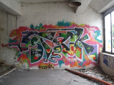 Graffiti Wall in Luxembourg - Photo by Grafilzer - stick, fdh