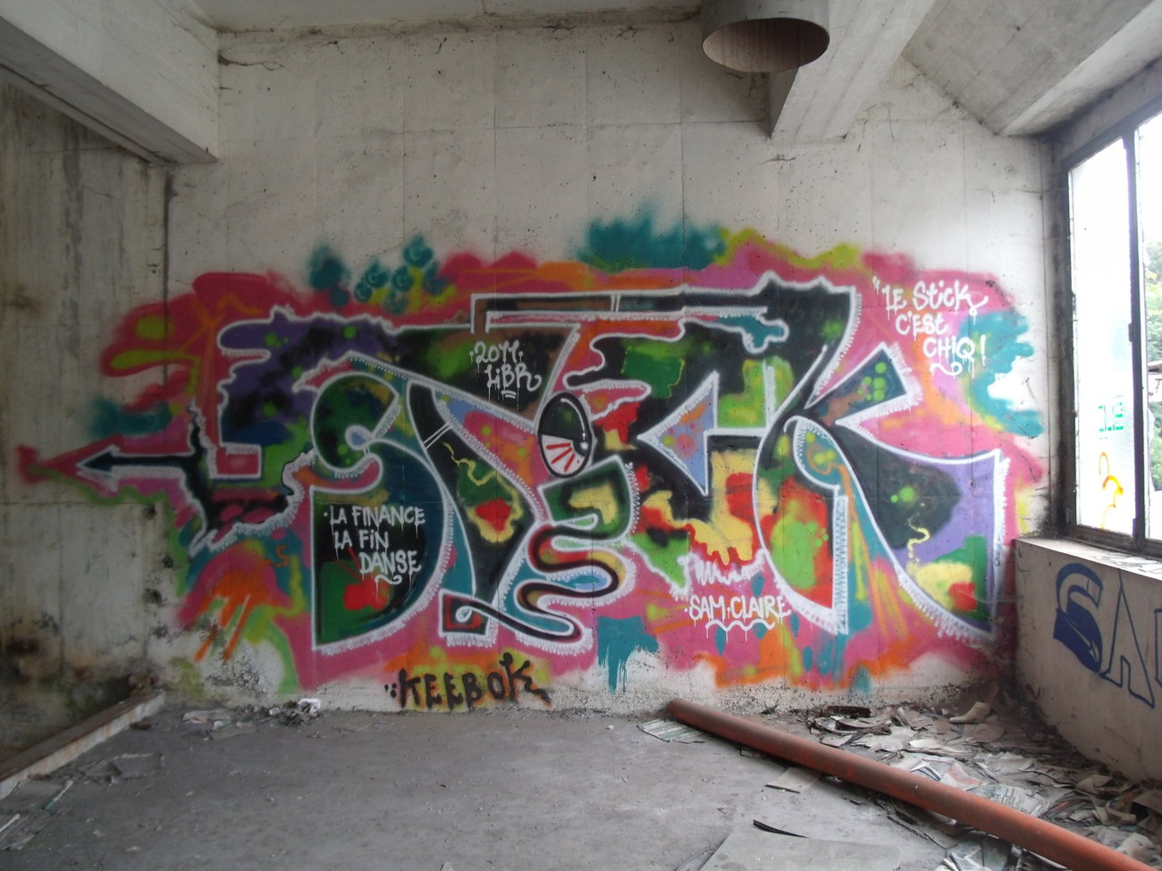 Graffiti Wall in Luxembourg - Photo by Grafilzer - stick, fdh