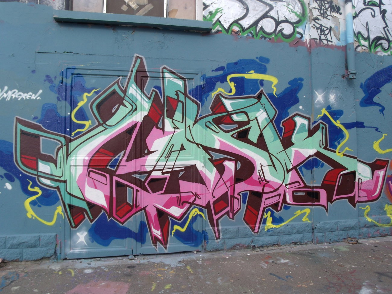 Graffiti Wall in Luxembourg - Photo by Grafilzer - nask