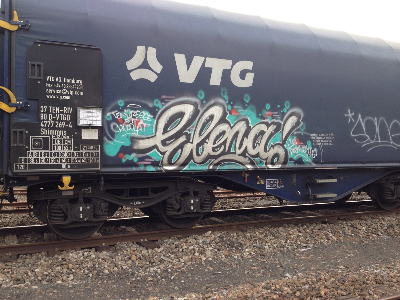 Graffiti Train - Photo by Grafilzer - elena