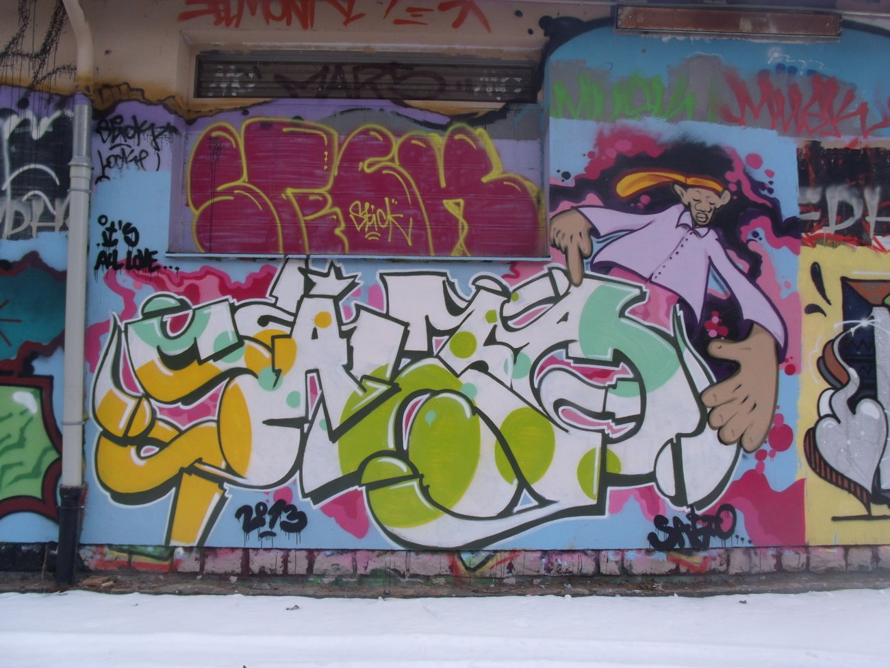 Graffiti Wall in Luxembourg - Photo by Grafilzer - salto, stick, fdh