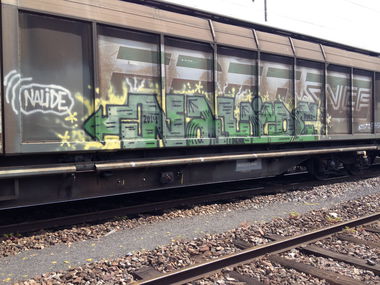 Graffiti Train - Photo by Grafilzer - nalide