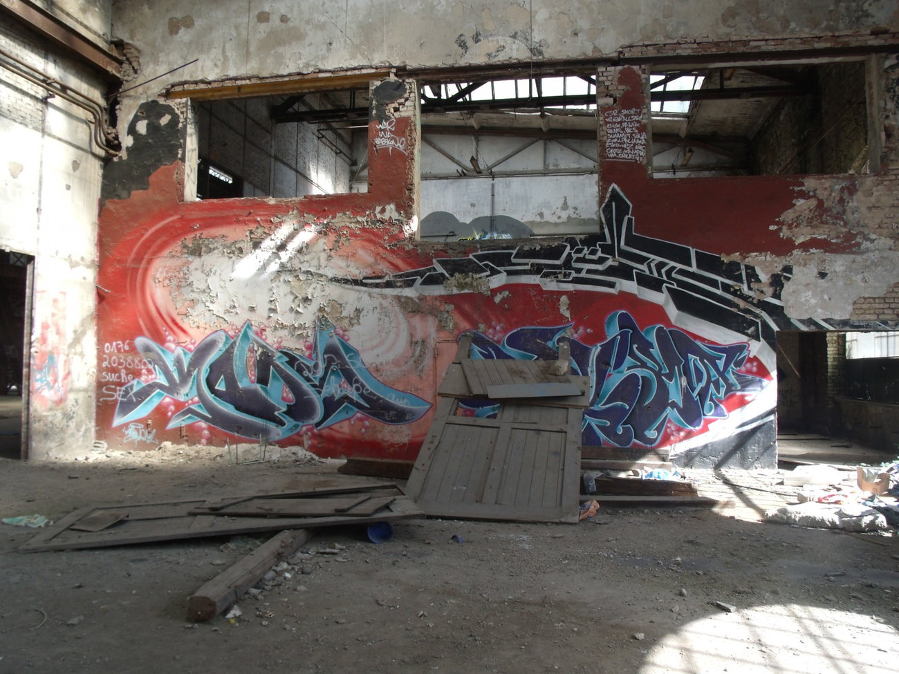 Graffiti Wall in Trier - Photo by Grafilzer - kaos, cuba