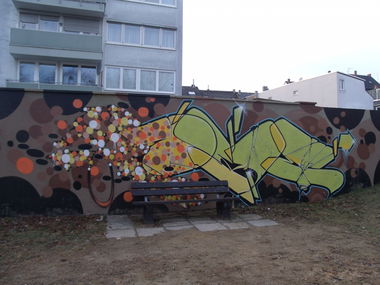 Graffiti Wall in Trier - Photo by Grafilzer - kaos