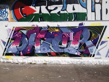 Graffiti Wall in Luxembourg - Photo by Grafilzer - dater (2015)