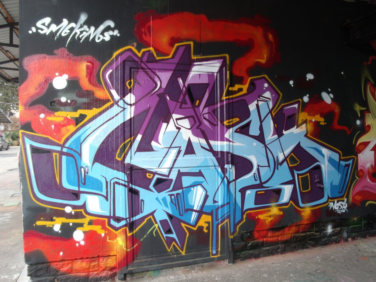 Graffiti Wall in Luxembourg - Photo by Grafilzer - nask