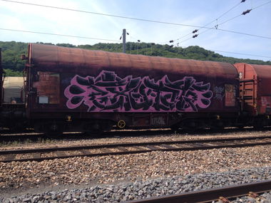 Graffiti Train - Photo by Grafilzer - exudt