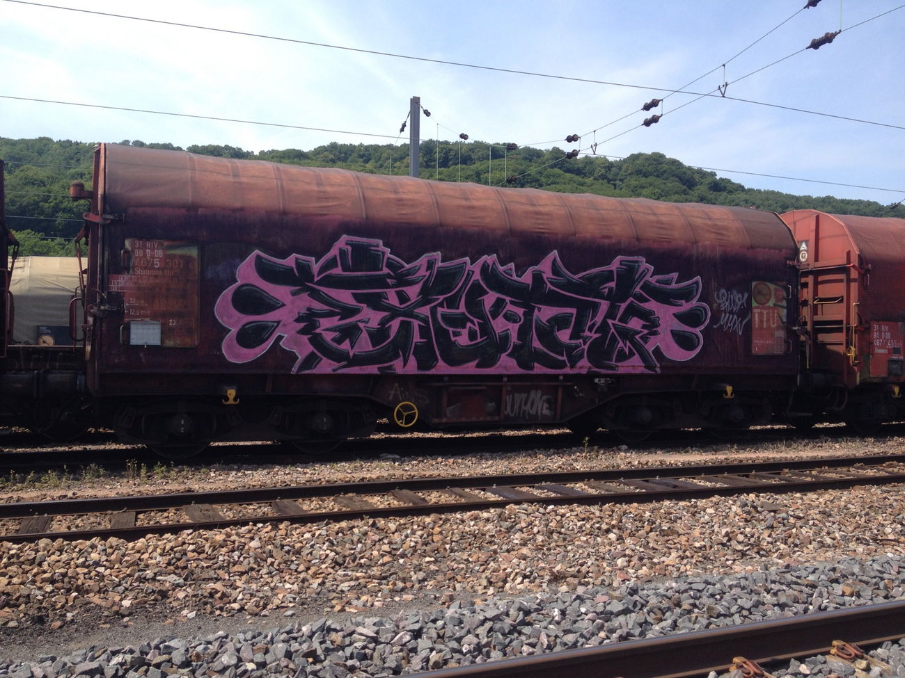 Graffiti Train - Photo by Grafilzer - exudt