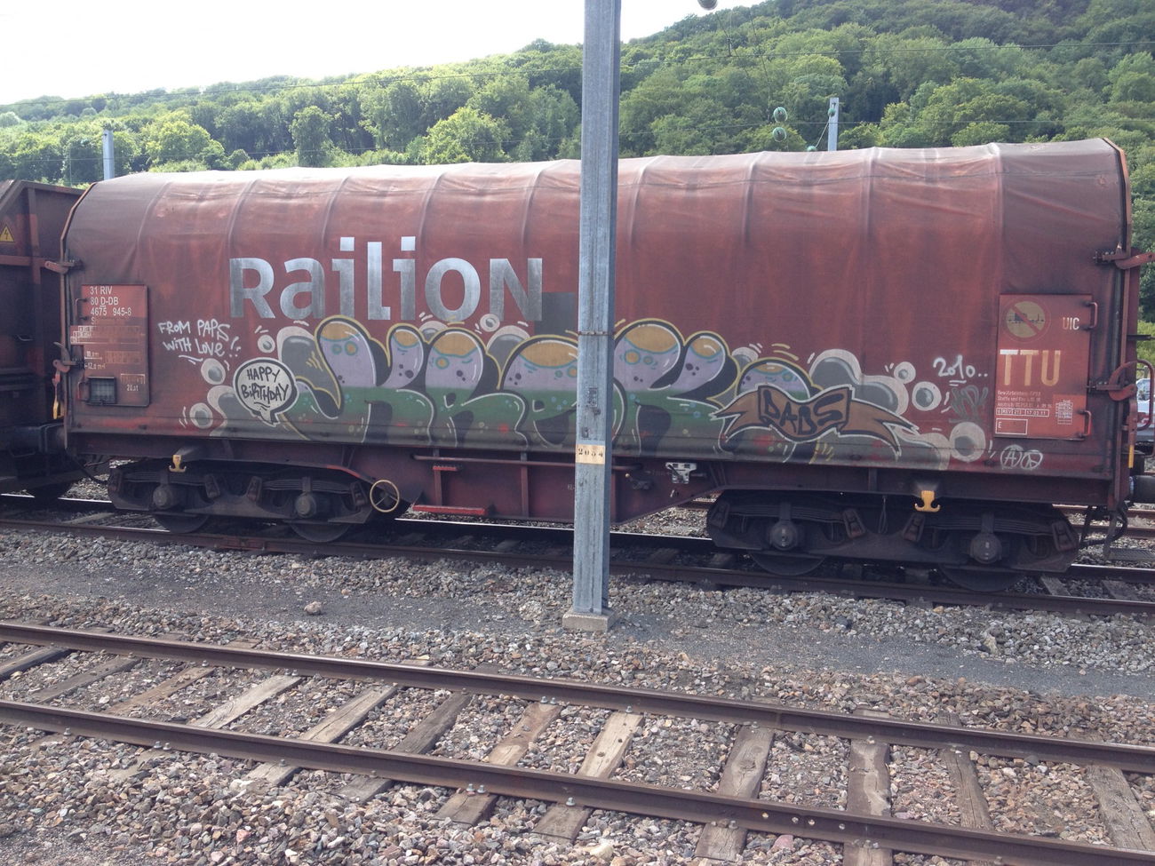 Graffiti Train - Photo by Grafilzer - krek