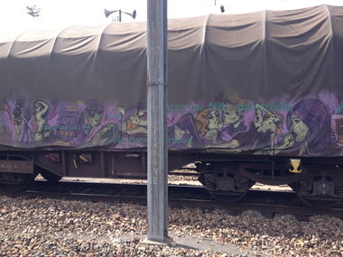 Graffiti Train - Photo by Grafilzer