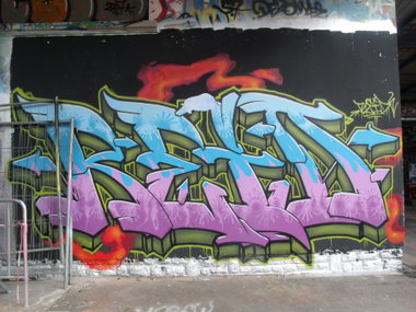 Graffiti Wall in Luxembourg - Photo by Grafilzer - reid
